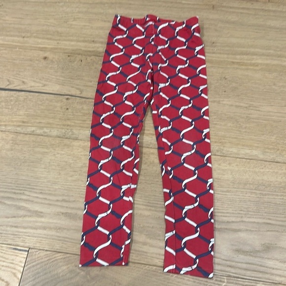 Janie and Jack leggings red 6 - Picture 1 of 3